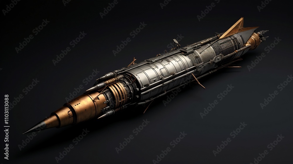 Aufkleber highly detailed 3d rendering showcasing the intricate design and powerful technological features of 
