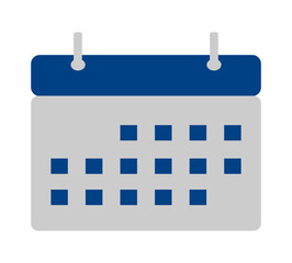 Minimalist Calendar Icon for Organization and Business.