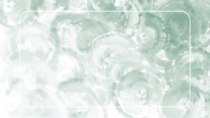 Abstract green watercolor background.Hand painted watercolor. vector