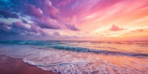 OCEAN NATURAL Gradient Abstract Background in Vibrant Colors Vector
