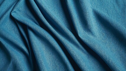 Plain blue cloth with halftone grunge texture background
