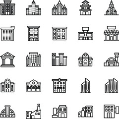 Icon Building Outline