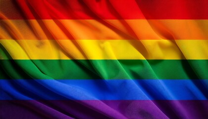 Rainbow Flag Seamless Pattern, Colorful Vector Design, Bright Gay Pride Wallpaper