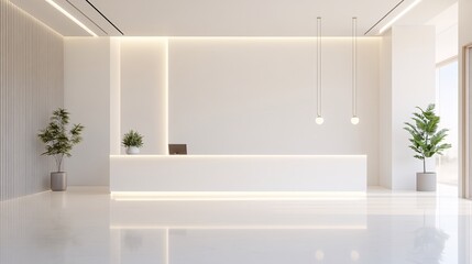 2409_087.3d rendering architectural visualization of a stylish modern design consultation area for  home decor store, front elevation view, advanced model full scene, 800 mm, tint shift, elegant