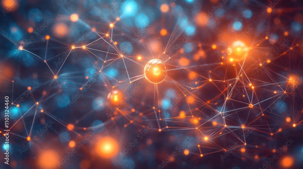 Poster Abstract Network Visualization with Glowing Nodes and Connections