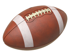 Rugby, American football isolated on transparent background