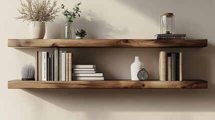 interior of a room with books