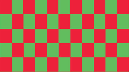 red and green checkered seamless pattern. Endless background. Racing flag texture