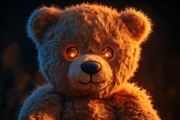 Here is the image of a teddy bear with a bowtie