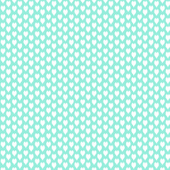 Digital composite hearts wallpaper white on blue.