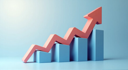 business graph showing growth