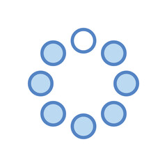 Loading icons set vector stock illustration