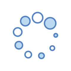 Loading icons set vector stock illustration