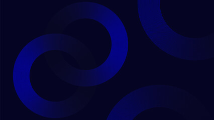 Abstract Blue Concentric Circles on Dark Background – Minimalist Geometric Art for Modern Tech, Web Design, and Digital Projects