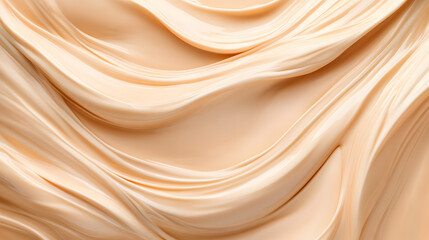 Obraz premium Creamy Ice Cream Wallpaper Design Artistic Display Soft Tones Aesthetic Environment Close-Up View Modern Home Concept