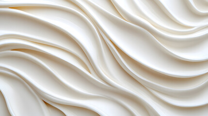 Obraz premium Creamy Ice Cream Wallpaper Design Modern Aesthetic Digital Art Smooth Textures Minimalist Vibe Visual Delight for Interiors