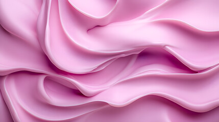 Fototapeta premium Creamy Ice Cream Wallpaper Design Abstract Style Vibrant Environment Aesthetic Viewpoint Digital Art Concept