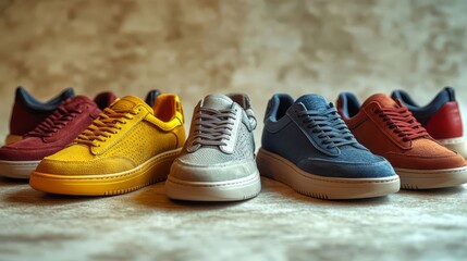 Colorful collection of sneakers