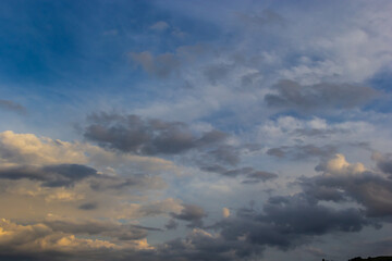 Obraz premium The vast blue sky and clouds sky