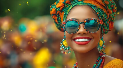 Vibrant Afro-Brazilian Celebration Black Consciousness Day, Carnival, Heritage Festival
