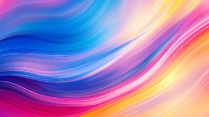 Obraz premium Abstract blurred gradient background featuring vibrant and bright colors with smooth transitions, perfect for creative designs, digital artwork, and modern graphic projects.