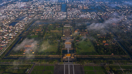 Hue citadel seen from above