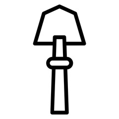 Agriculture Fork Shovel Line Icon