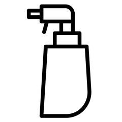 Agriculture Gardening Spray Line Icon