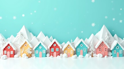 A variety of Christmas card & banner collection. Collection color postcards with christmas tree, decoration, snowman, ball, various xmas elements and decorations.