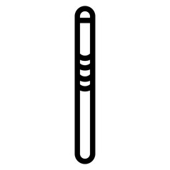 Martial Sport Stick Line Icon