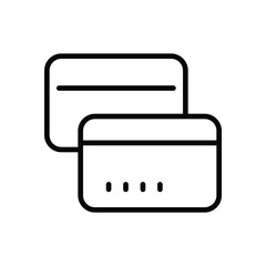 Credit Card icons set vector stock illustration