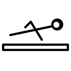 Action Activity Fitness Line Icon