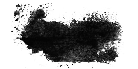 Grunge Farbstreifen in schwarz mit Textfreiraum