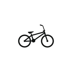 BMX bicycle icon template vector illustration