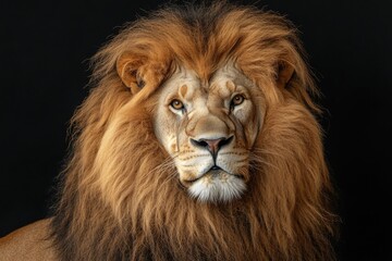 Obraz premium Lion's Face Close Up