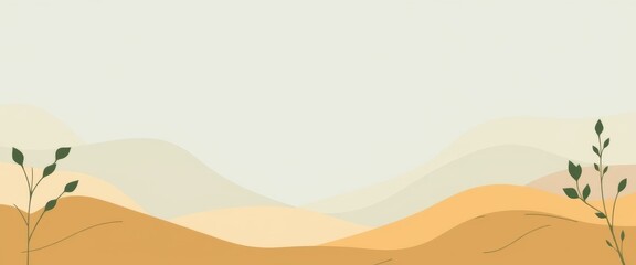 Creative vibrant backdrop with nature-inspired shapes and lively hues. 