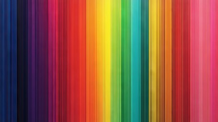 Obraz premium Vivid abstract rainbow stripes background with multicolored gradients for creative design and digital projects