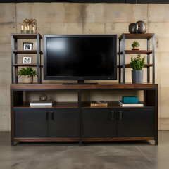 dark wooden cabinet, oak cabinet,dark wooden furniture