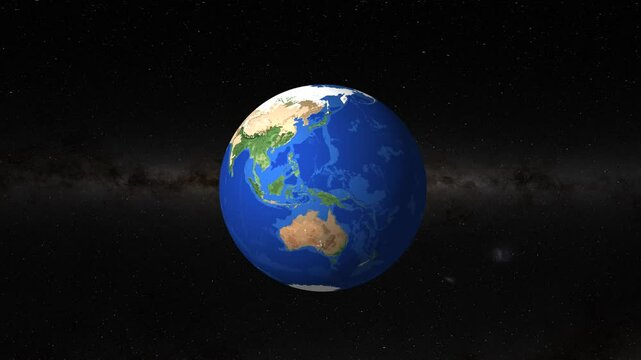 Zooming into Qatar from Space