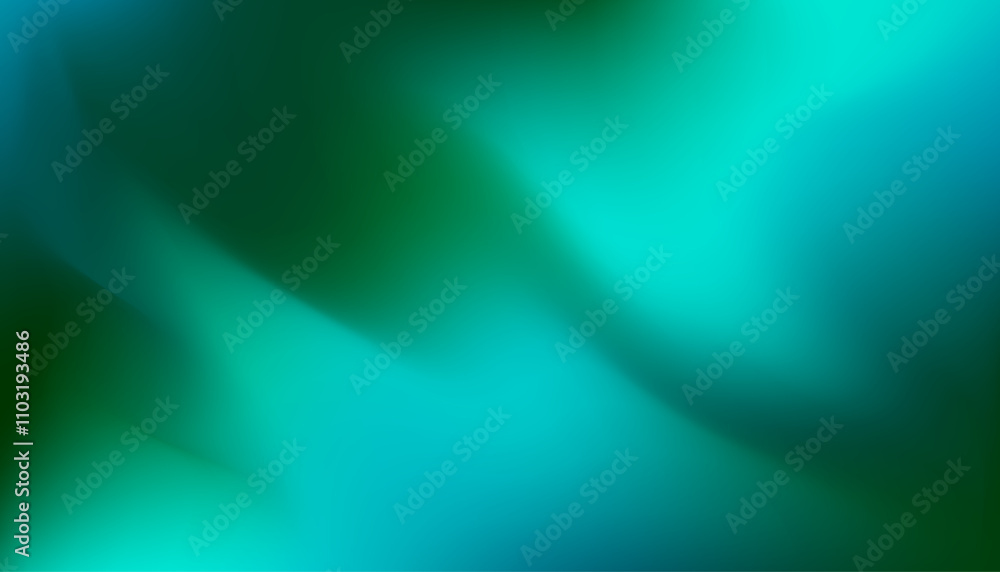 Poster Abstract Green background with dynamic blur effect. Modern pattern. Vector illustration for design.