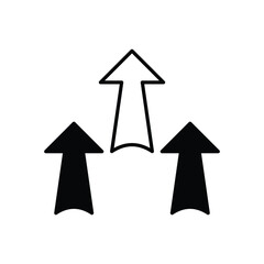Up  vector icon stock illustration