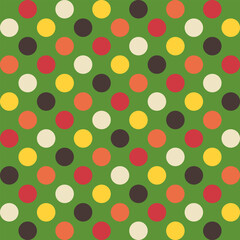 Joyful circle pattern for Xmas and New Year, ideal for holiday backgrounds, textiles, and wallpapers. High quality vector graphic for seasonal projects.
