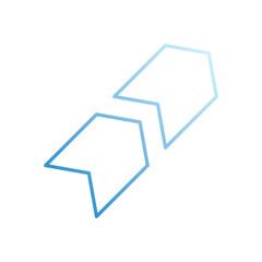 Wide  vector icon stock illustration