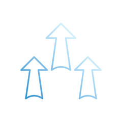 Up  vector icon stock illustration