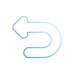 Return  vector icon stock illustration