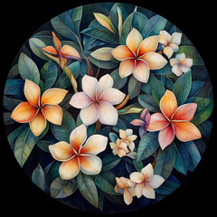 Painterly Flower Art 