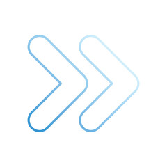 Next Arrow vector icon stock illustration