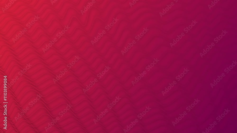 Poster vibrant red wave pattern abstract art with dynamic flow and motion artistry