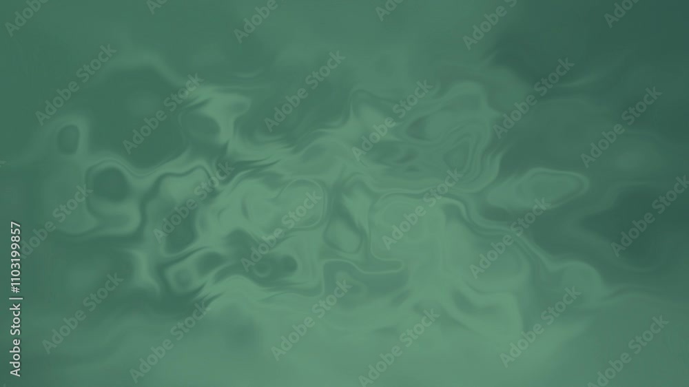 Poster abstract green swirl patterns creating a calm and serene artistic experience
