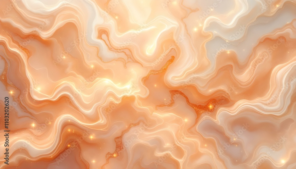 Poster soft organic abstract pattern with warm beige tones and subtle texture resembling marble. abstract f